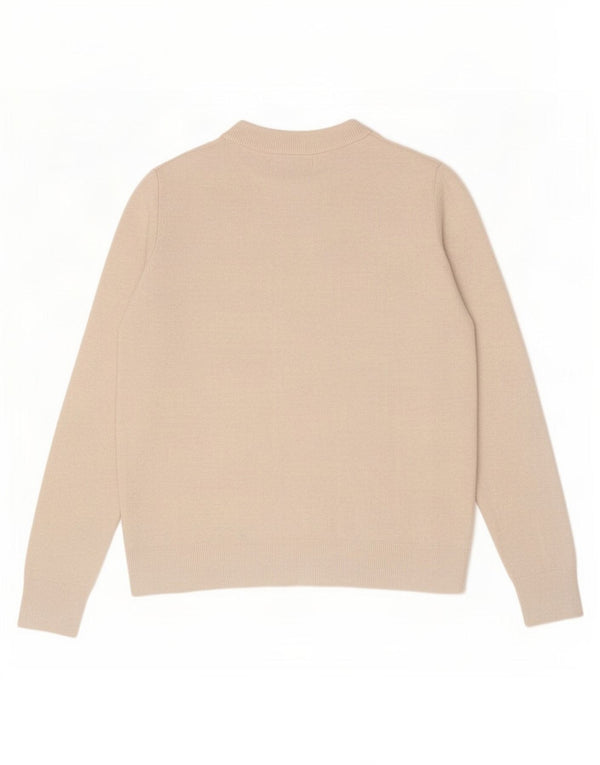 Marks & Spencer ženski pulover s okruglim izrezom UK 10 Small Beige