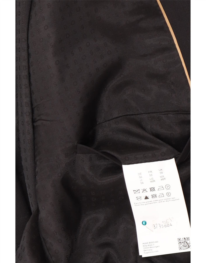 Hugo Boss muška jakna s 2 gumba EU 56 3XL crna vuna