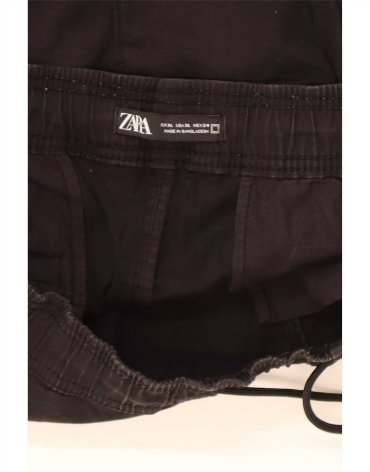 Zara muške chino kratke hlače XL W34 crni pamuk