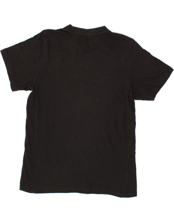UMBRO Mens Graphic T-Shirt Top Small Black Cotton Vintage Umbro and Second-Hand Umbro from Messina Hembry 