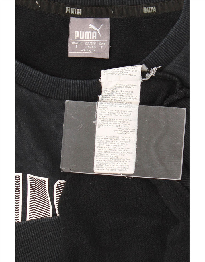 PUMA Muška majica s grafičkim motivima, mali crni pamuk