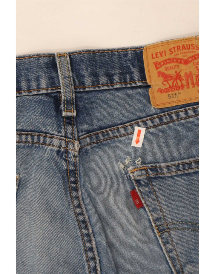 Levi's ženske 511 uske traperice W30 L32 plavi pamuk