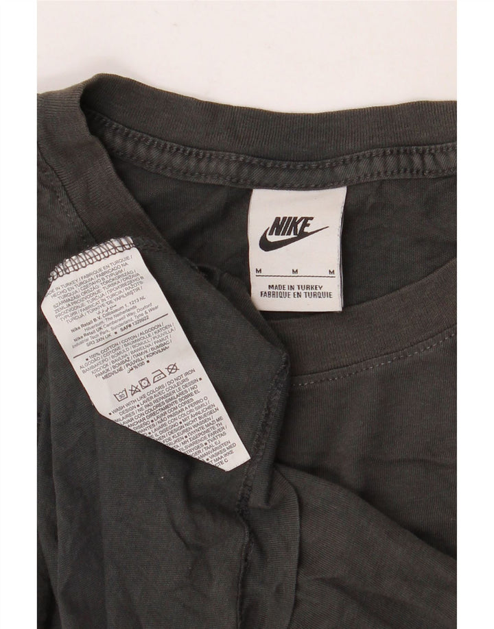 NIKE Muška majica kratkih rukava srednje veličine, crni pamuk