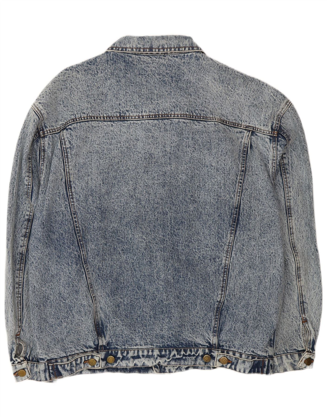 POLARIS Mens Denim Jacket UK 40 Large Blue Cotton