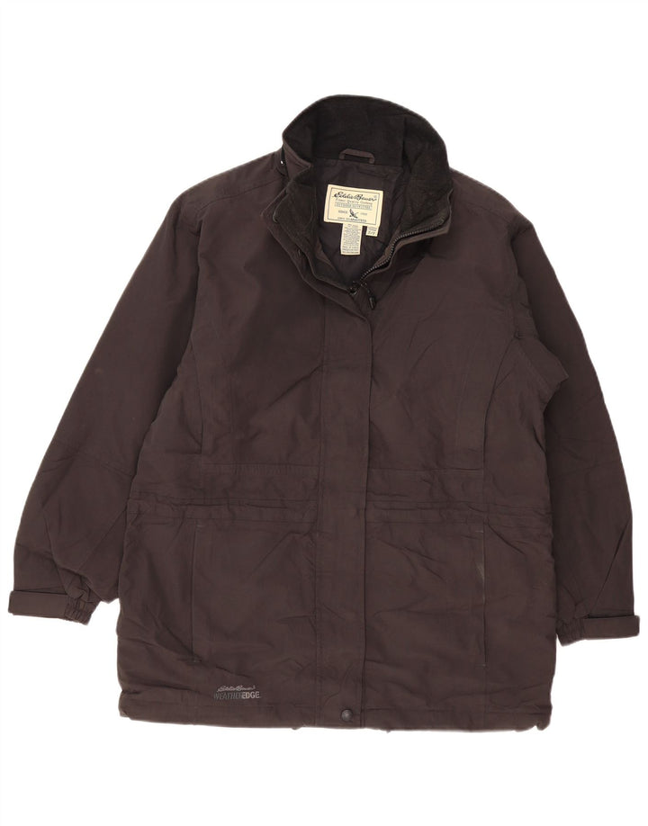 EDDIE BAUER Ženska Weather Edge vjetrovka jakna UK 10 Mala crna