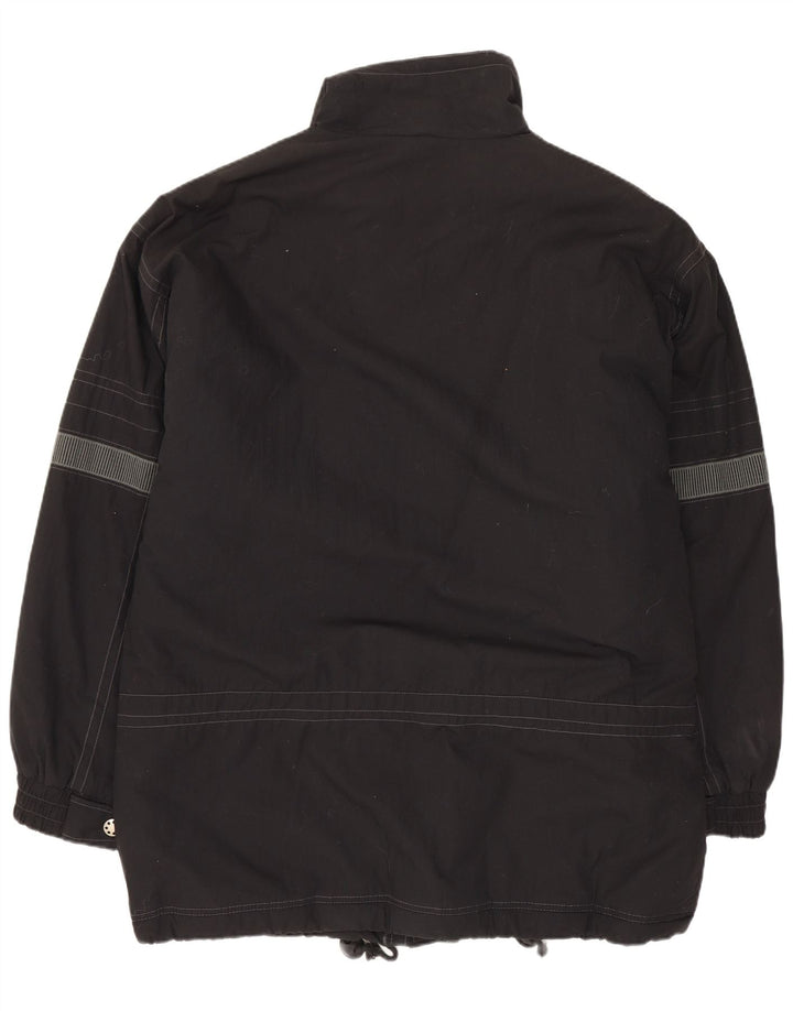 VINTAGE muška jakna vjetrovka UK 42 XL crni poliester