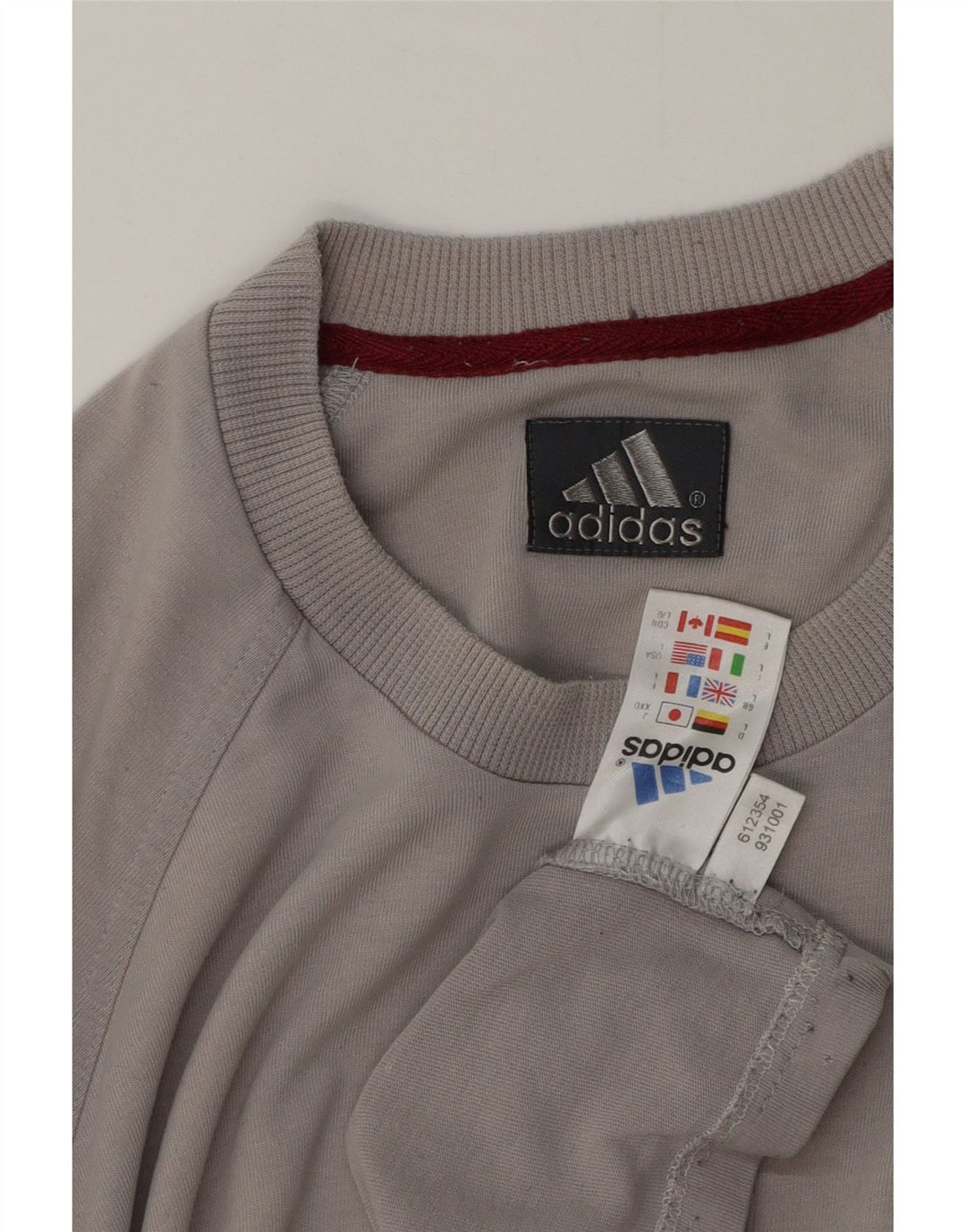 Adidas muška majica kratkih rukava, veliki sivi pamuk