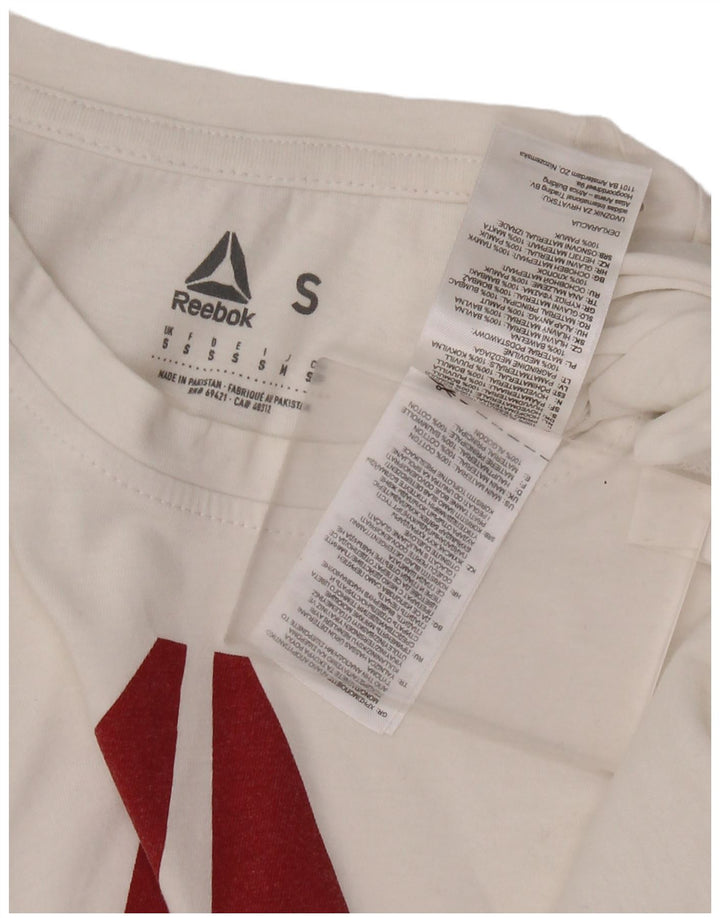 REEBOK Muška majica kratkih rukava s grafičkim motivima Mala bijela pamučna majica