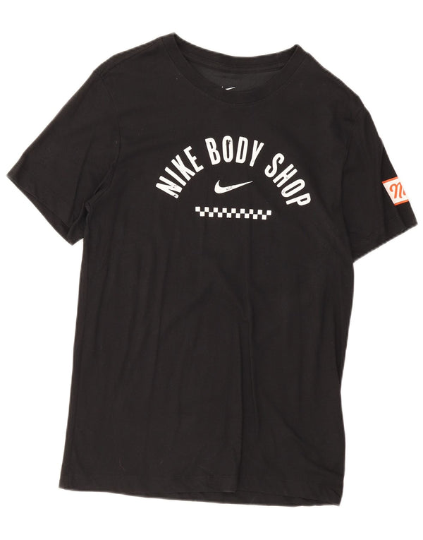 Nike Dri Fit Graphic T-Shirt Top mali crni pamuk