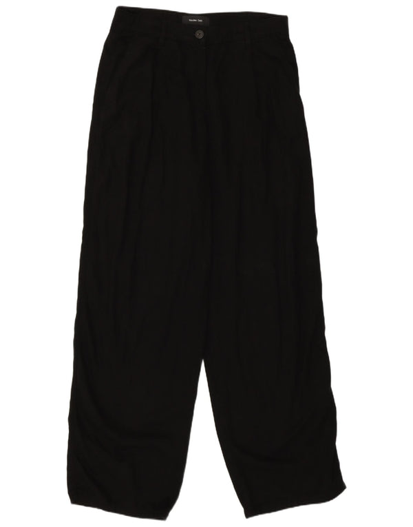 Massimo Dutti ženske ravne ležerne hlače EU 38 male W28 L31 crne