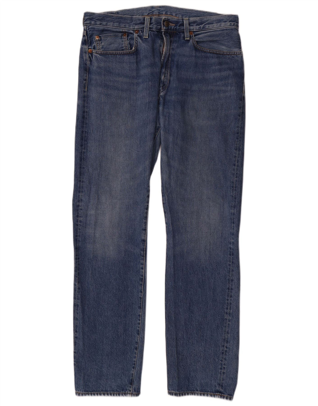 Levi's muške ravne traperice W34 L32 plavi pamuk