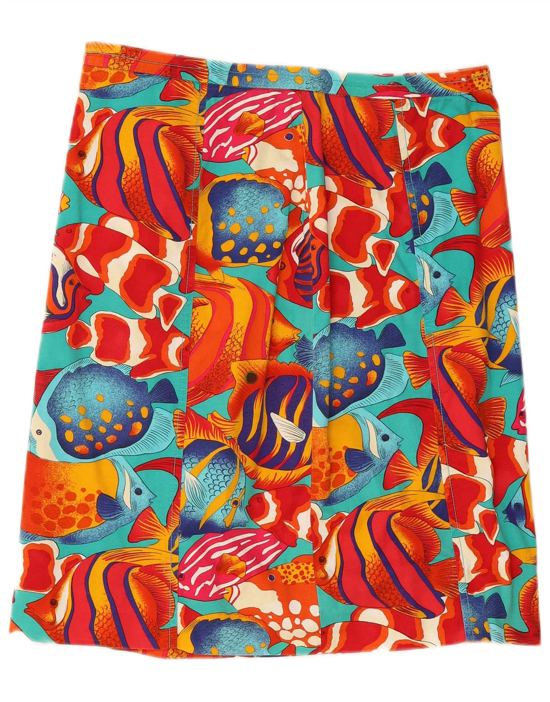 MAX MARA ženska vikend ravna suknja UK 14 velika W30 višebojna