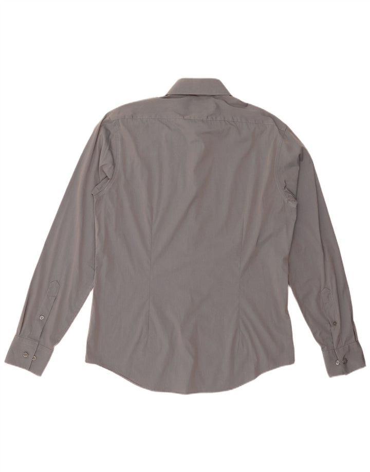 CALVIN KLEIN muška uska košulja veličina 40 15 3/4 srednje siva pamuk