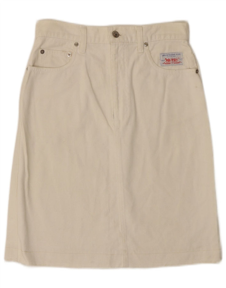 LEVI'S Ženska traper suknja W26 Small Off White