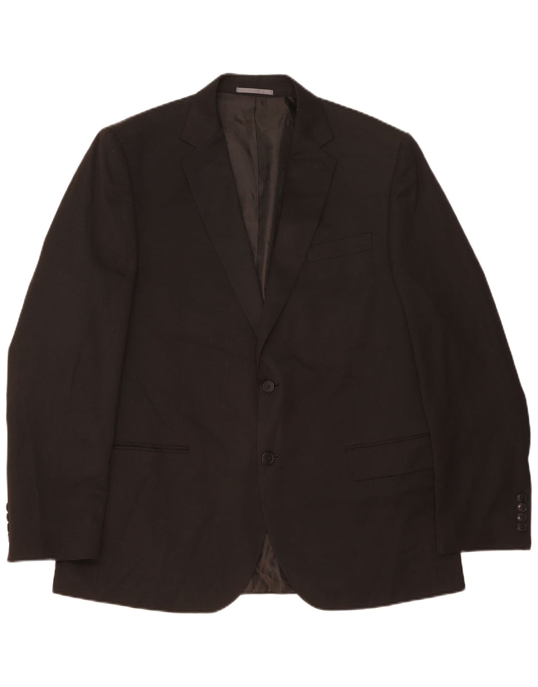 Marks & Spencer muška jakna sa 2 gumba UK 44 XL crni poliester