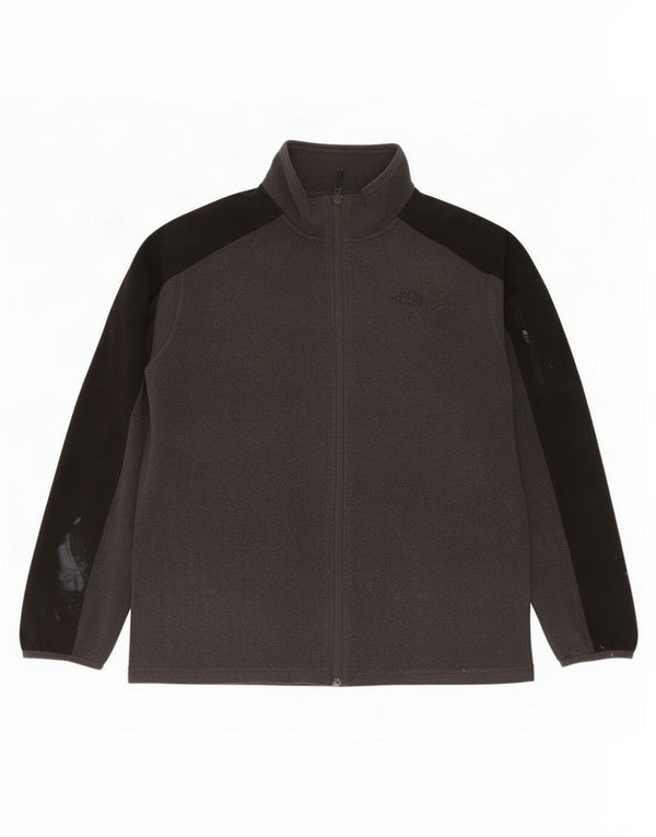 The North Face muška jakna od flisa UK 40 veliki sivi poliester u boji