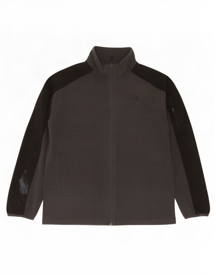 The North Face muška jakna od flisa UK 40 veliki sivi poliester u boji