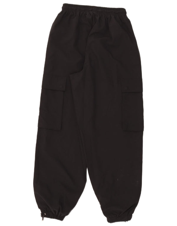 Ellesse Ženske Cargo Trenirke Hlače Joggers UK 12 srednje crne