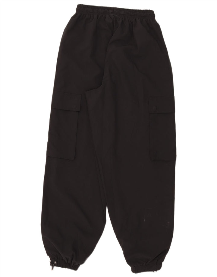 Ellesse Ženske Cargo Trenirke Hlače Joggers UK 12 srednje crne