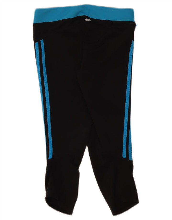 Adidas ženske Climalite Capri tajice UK 10 male crne poliesterske