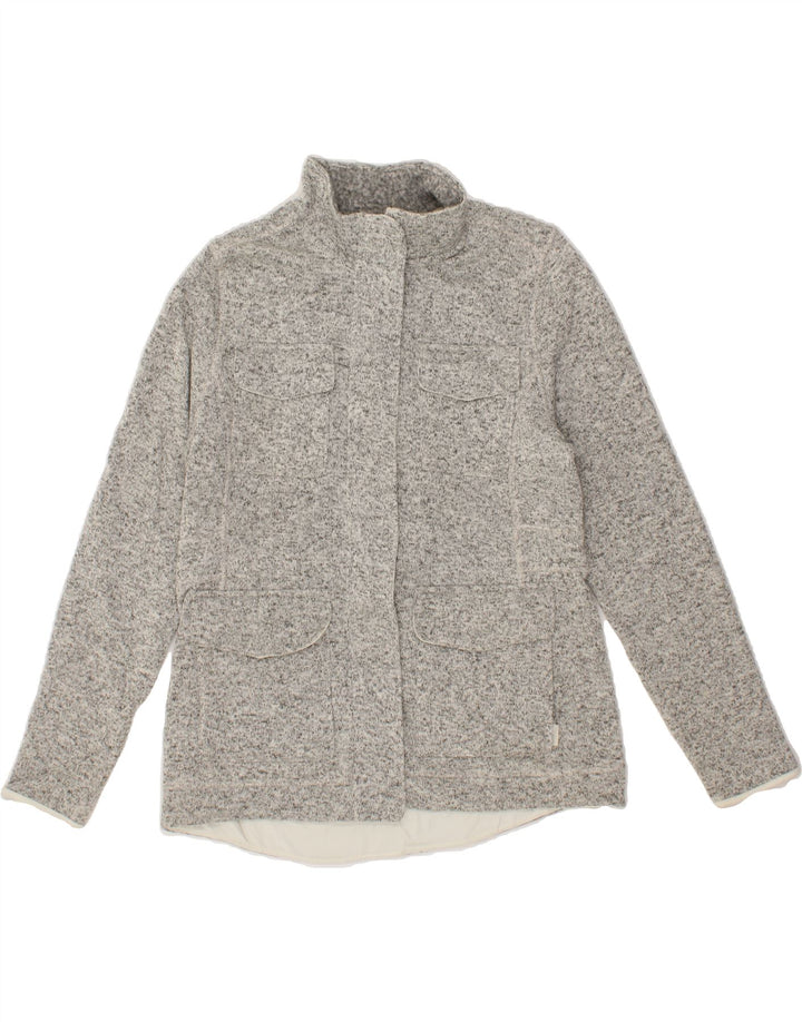 EDDIE BAUER Womens Tracksuit Top Jacket UK 16 Large Grey Polyester Vintage Eddie Bauer and Second-Hand Eddie Bauer from Messina Hembry 