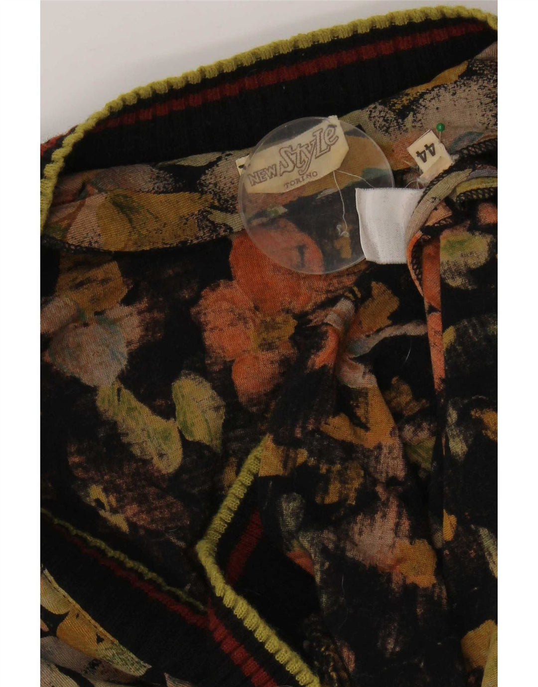 Vintage ženski pulover bluza Top IT 44 srednje raznobojna cvjetna