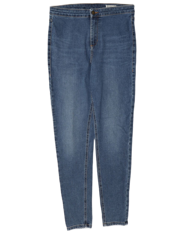 Marks & Spencer ženske super uske traperice UK 14 Large W32 L30 plavi pamuk