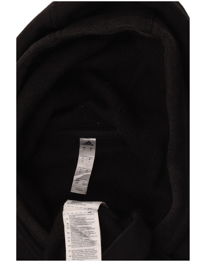 Adidas muška majica s kapuljačom mala, crna pamučna