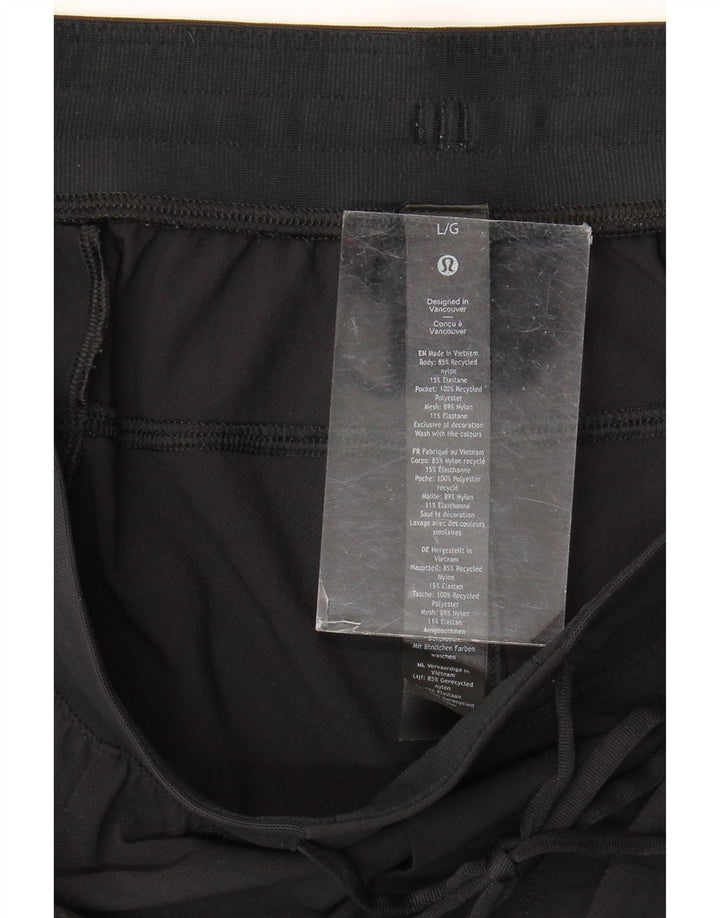 Lululemon ženske sportske kratke hlače veliki crni najlon