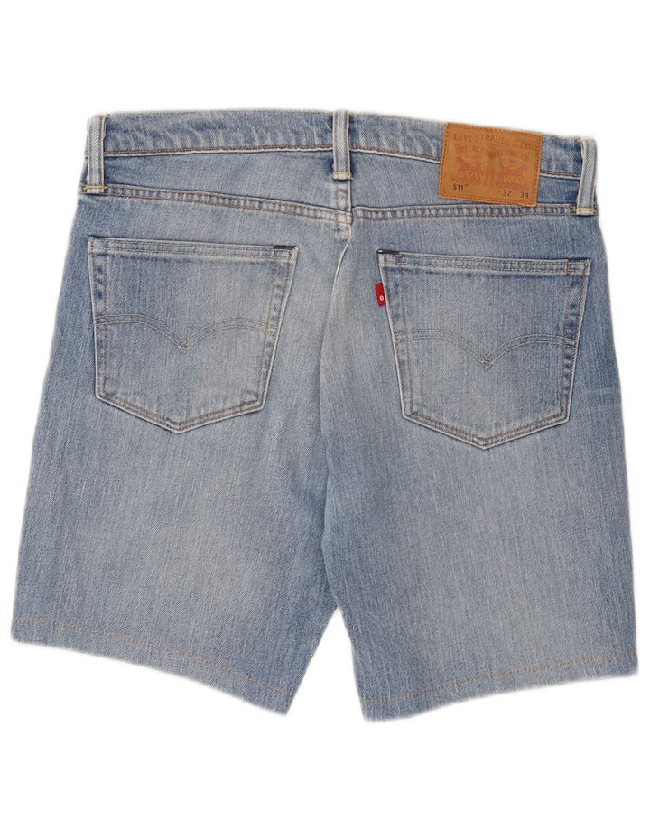 Levi's muške 511 traper kratke hlače W32 srednje plavi pamuk