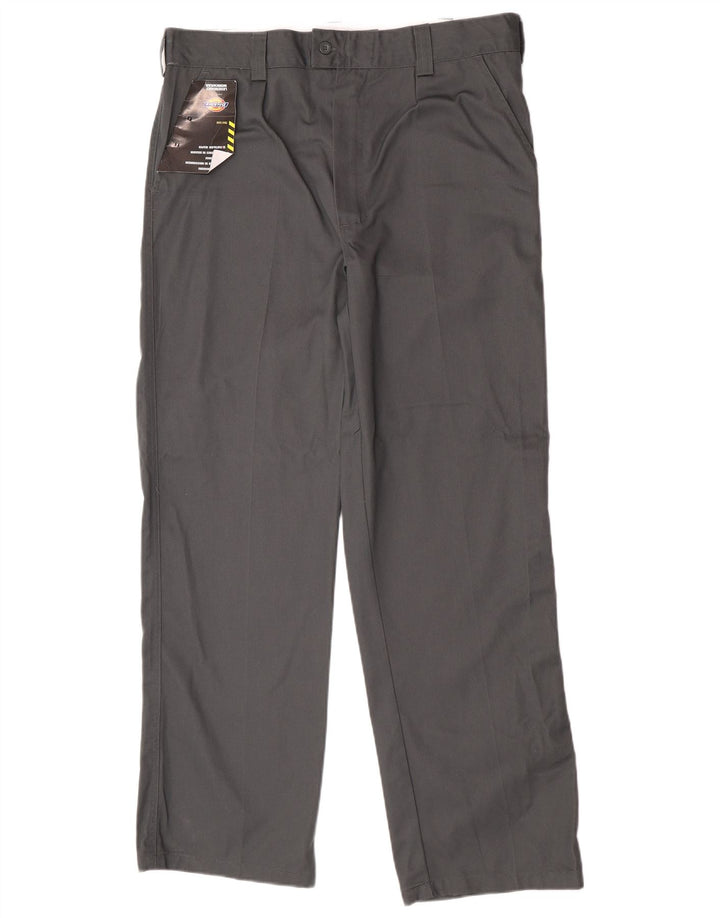 Dickies muške ravne chino hlače W38 L32 sivi poliester