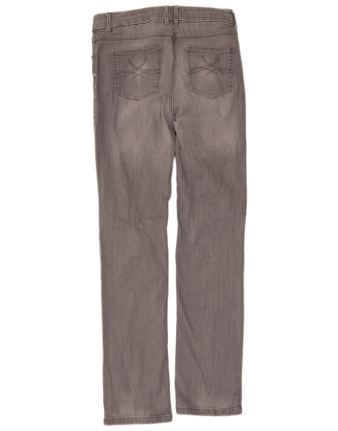 Marks & Spencer ženske ravne traperice UK 14 Large W32 L31 Sivi pamuk