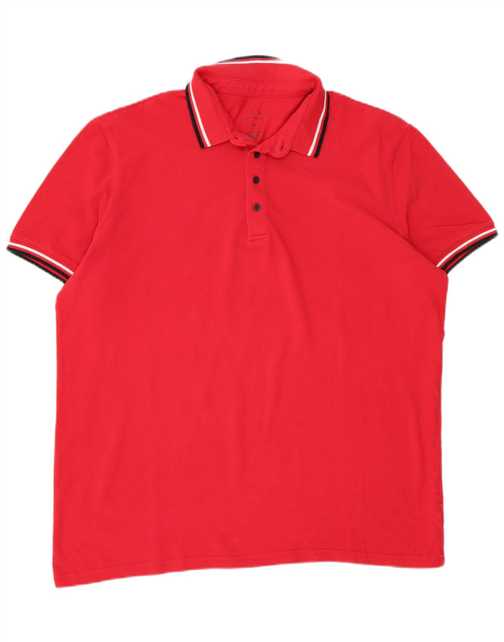 Armani Exchange muška polo majica XL crvena pamuk