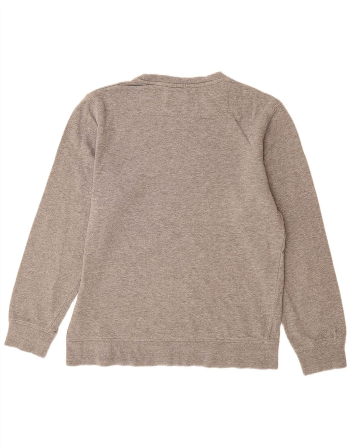 Jack & Jones, veliki sivi pamučni džemper s grafičkim motivima