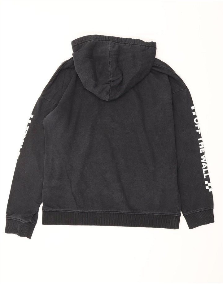 VANS Ženska jakna s kapuljačom s kapuljačom s grafičkim motivima UK 16 Veliki tamnoplavi pamuk