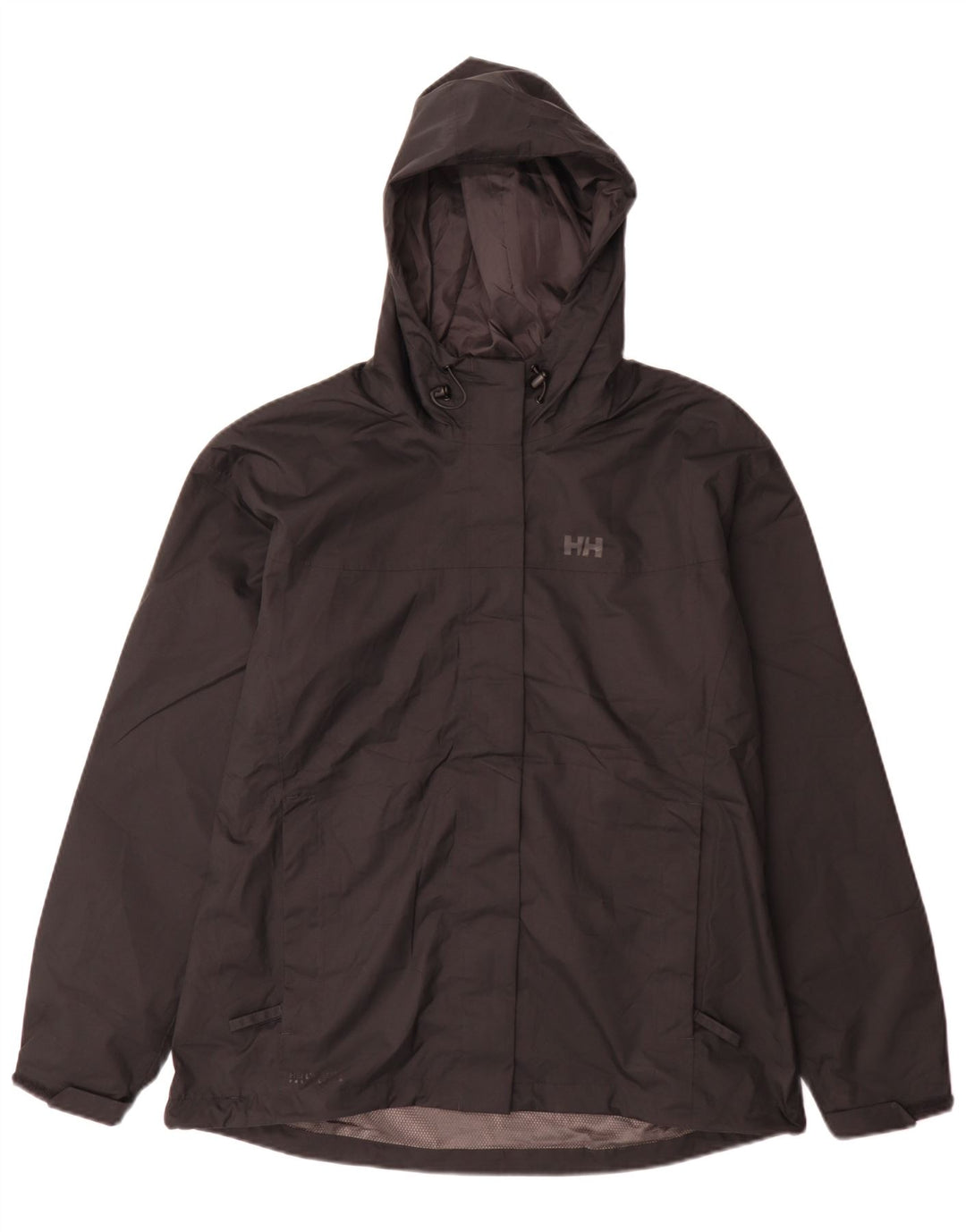 Helly Hansen ženska kišna jakna s kapuljačom UK 18 XL crni poliester