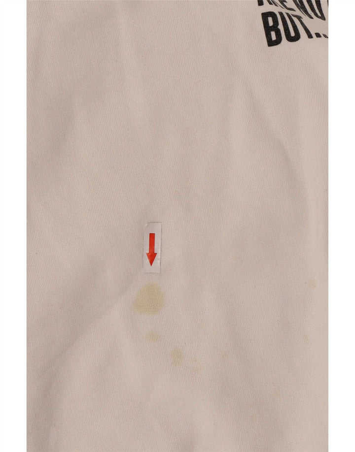 Zara ženski džemper regularnog kroja Graphic, veliki bijeli