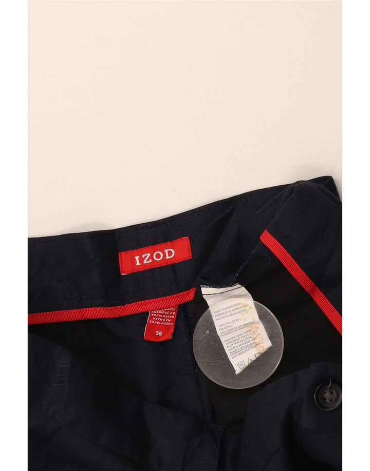 Izod muške chino kratke hlače W36 veliki tamnoplavi poliester