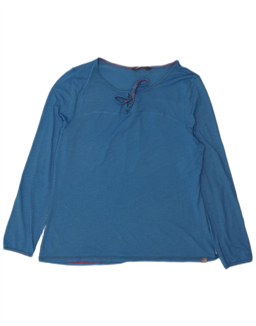 THE NORTH FACE Womens Top Long Sleeve UK 18 XL Blue Cotton