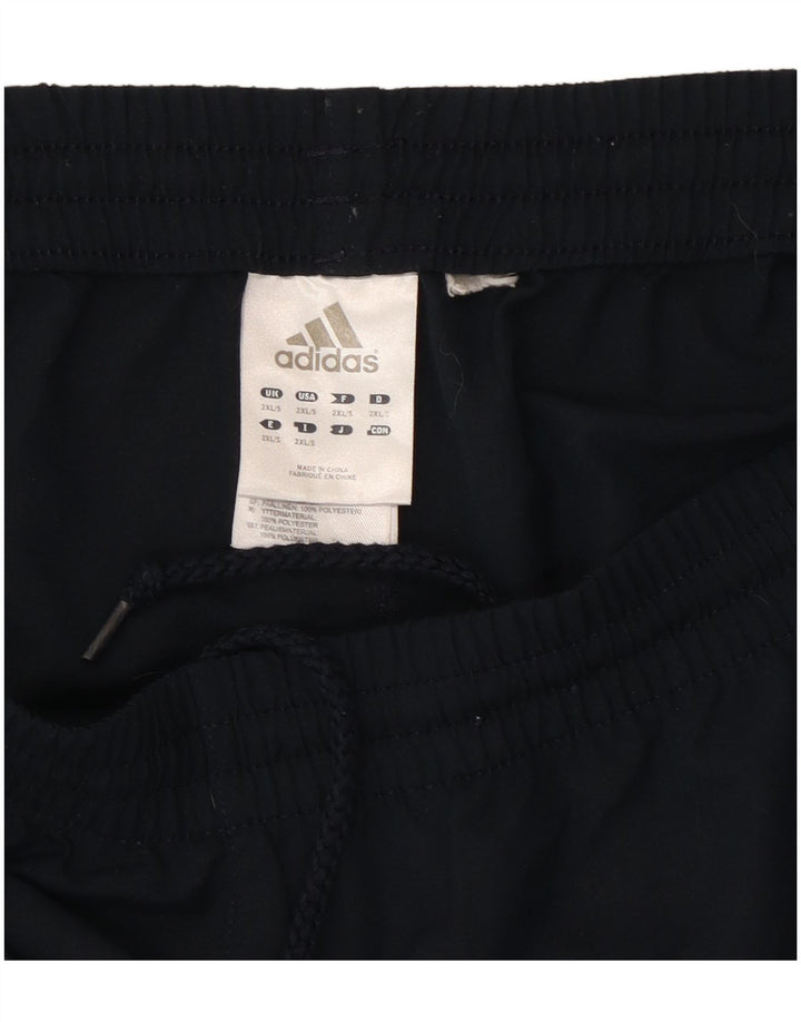Adidas muške hlače za trenirku 2XL tamnoplavi poliester
