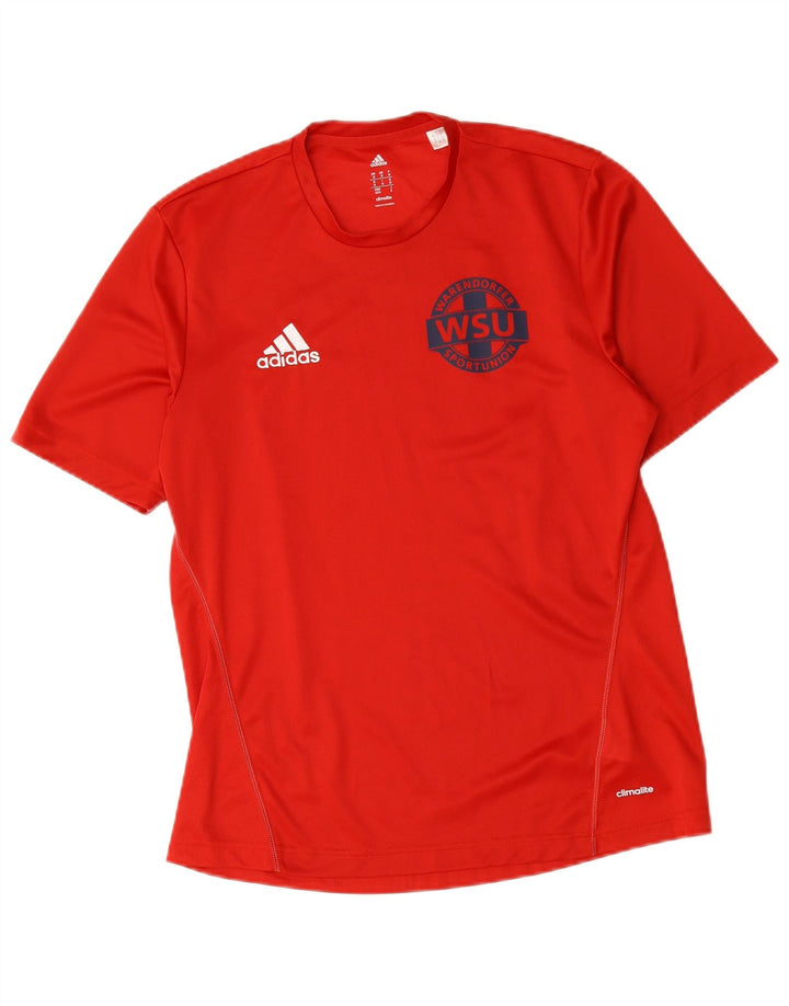 Adidas muška majica kratkih rukava Warendorfer Sportuninon Graphic T-Shirt srednje crvena