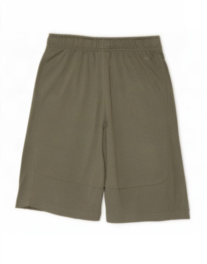 Nike muške Dri Fit sportske kratke hlače srednje boje kaki poliester