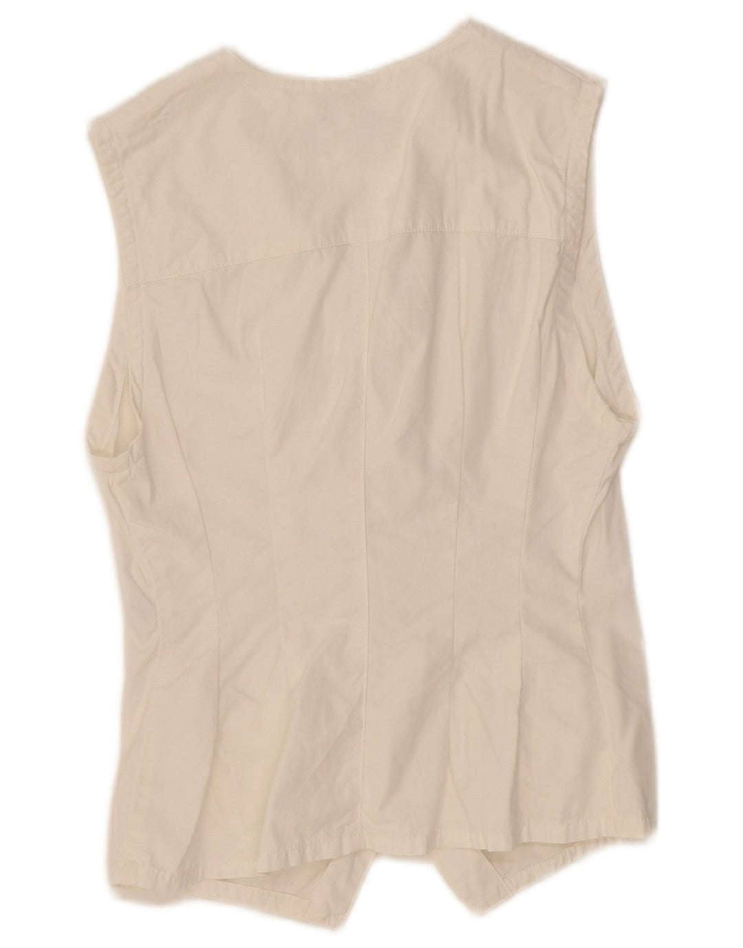 RENE LEZARD Ženski prsluk UK 12 Srednje bijeli pamuk