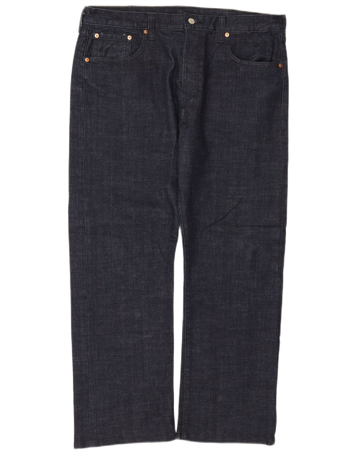 Levi's muške ravne traperice W38 L29 tamnoplave