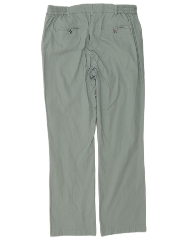 Cotton Traders ženske ravne ležerne hlače UK 14 Large W32 L30 Zelene
