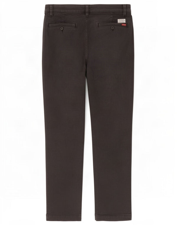 Levi's muške uske sužene chino hlače W34 L34 crni pamuk
