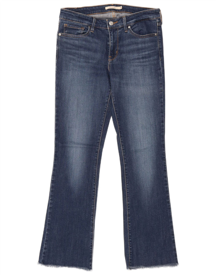 LEVI'S Ženske 715 Bootcut traperice W29 L29 Plavi pamuk