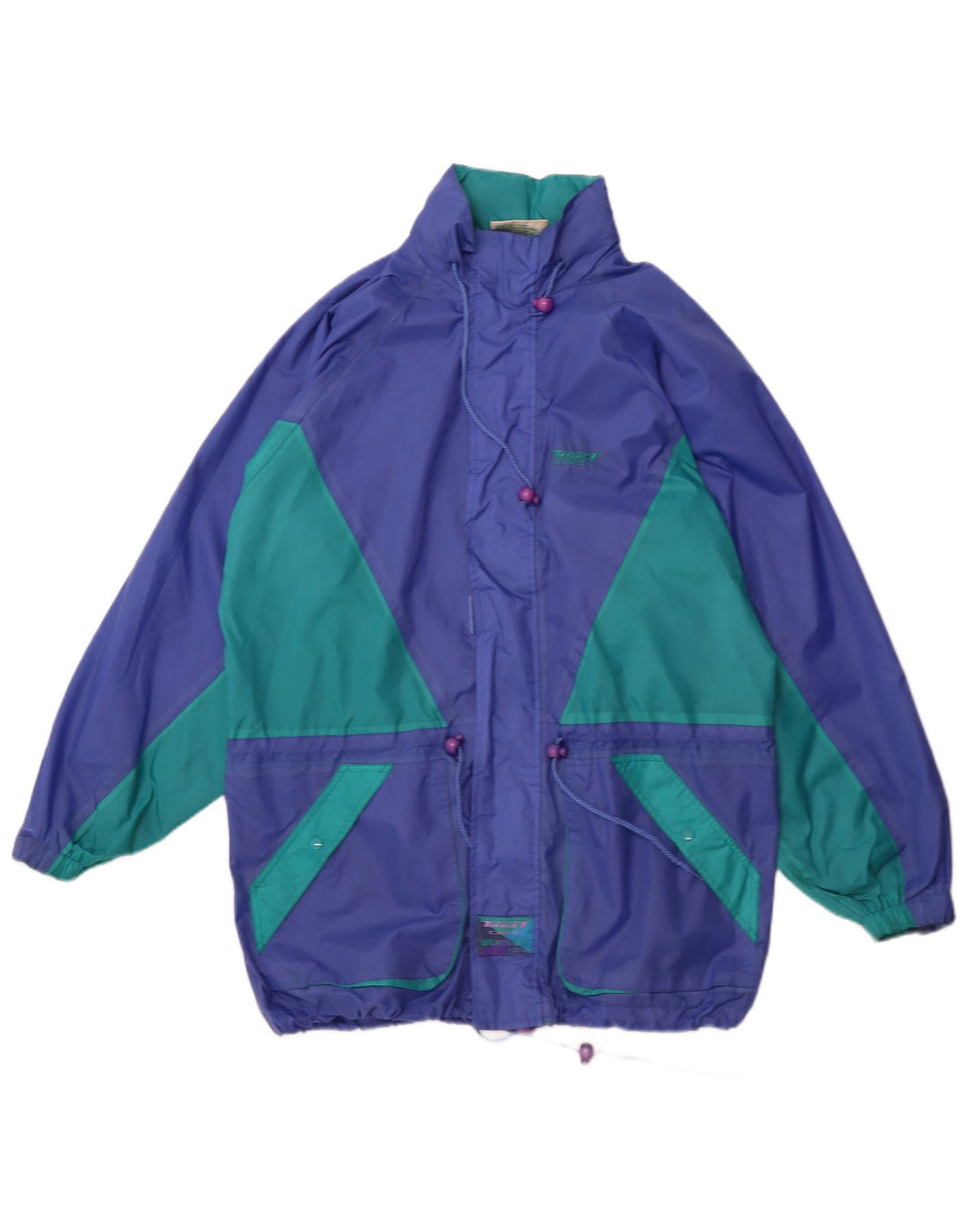 TARGET DRY Preveliki muški baloner s kapuljačom UK 36 Small Blue Colourblock