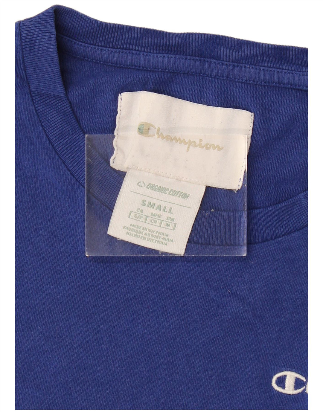 CHAMPION Mens T-Shirt Top Small Navy Blue