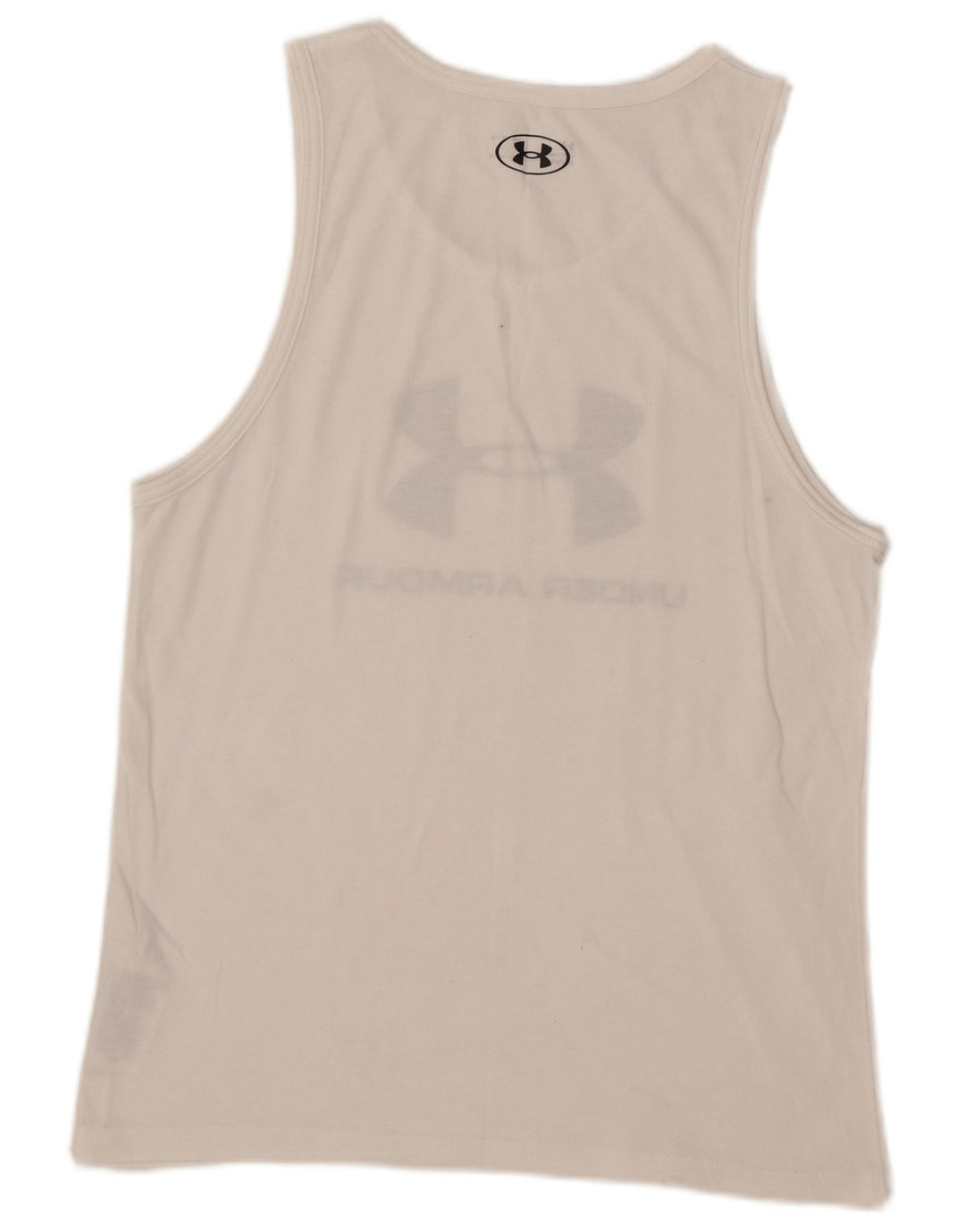 Srednji bijeli pamuk, grafički prsluk Under Armour Heat Gear
